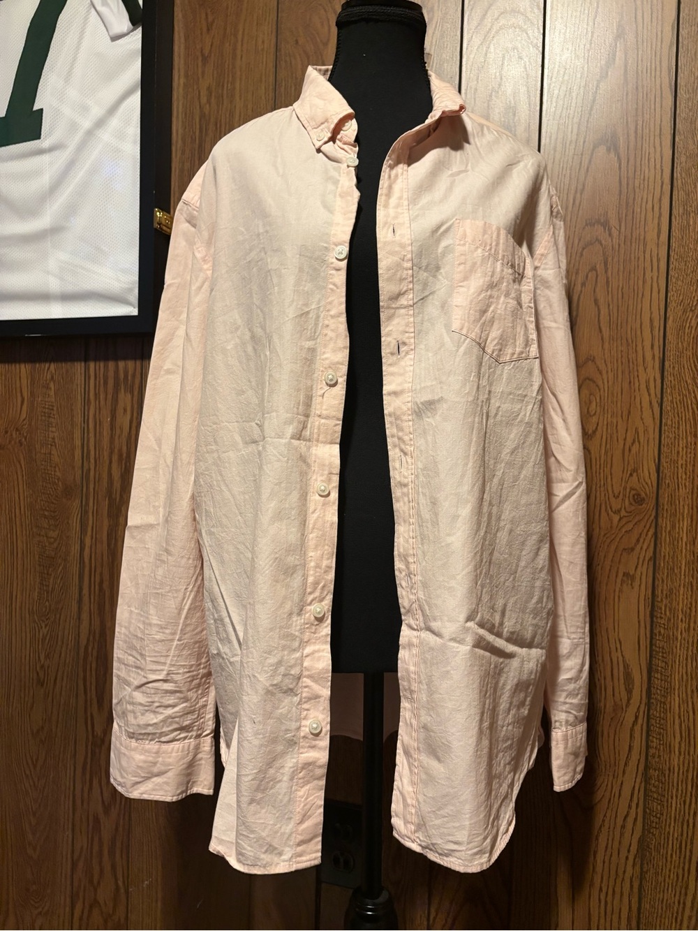 H&M Light Pink Button-Down Shirt